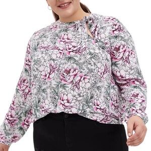 Torrid Long Sleeve Blouse